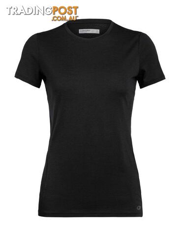 Icebreaker Cool-Lite Amplify Womens Short Sleeve Low Merino Crewe T-Shirt -...