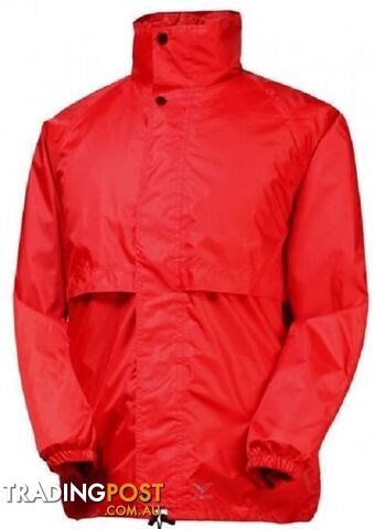 Rainbird Stowaway Unisex Waterproof Packable Rain Jacket - Red - 2Xl -...