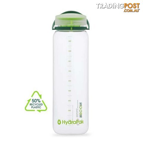 Hydrapak Recon Water Bottle - 1L - Green - HYD-BR02E