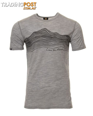 XTM Adventure 170 Mens Merino T-Shirt - Charcoal - S - MM105-CHA-S