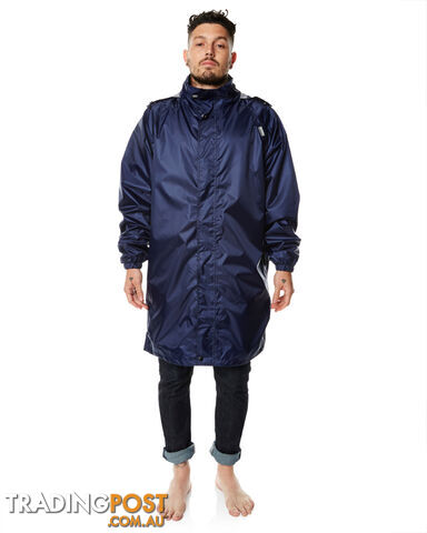 XTM Stash II 3/4 Stash Unisex Rain Waterproof Jacket - Patriot Blue - L -...
