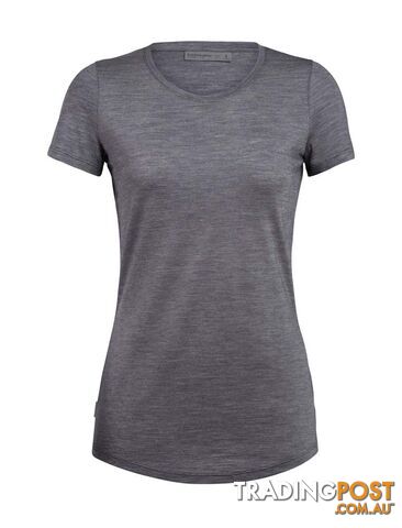 Icebreaker Cool-Lite Sphere SS Low Womens Crewe T-Shirt - Panther - XS -...