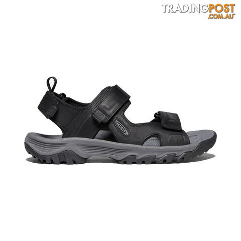 Keen Targhee III Open Toe Mens Hiking Sandals - Black Grey - US 11 - 1022422-11