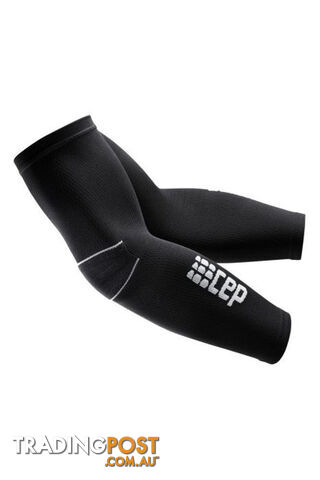 CEP Unisex Compression Arm Sleeves - Black/Grey - Length L1 - II - WS1AV12