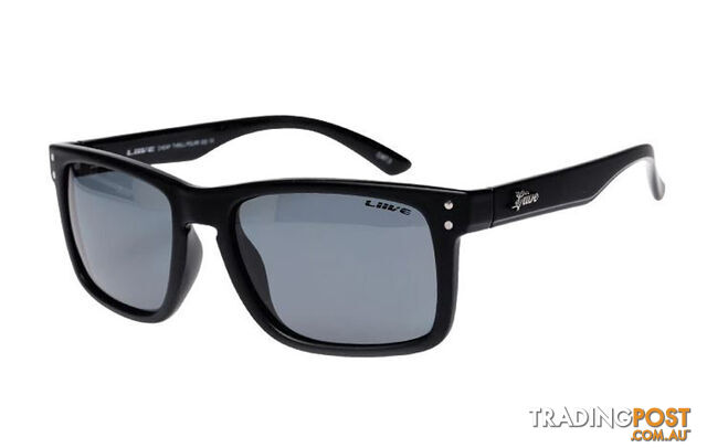 Liive Vision Cheap Thrill Polarised Sunglasses - Twin Blacks - L0355A