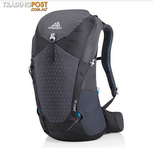Gregory Zulu 30 Mens Hiking Backpack - Ozone Black - SM/MD - 111581-7416