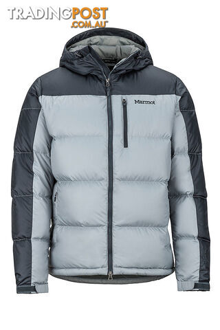 Marmot Guides Down Mens Insulated Hoody - Grey Storm/Dark Steel - M -...