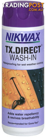 Nikwax TX Direct Clothing Waterproofing Wash - 300ml - nik-txd