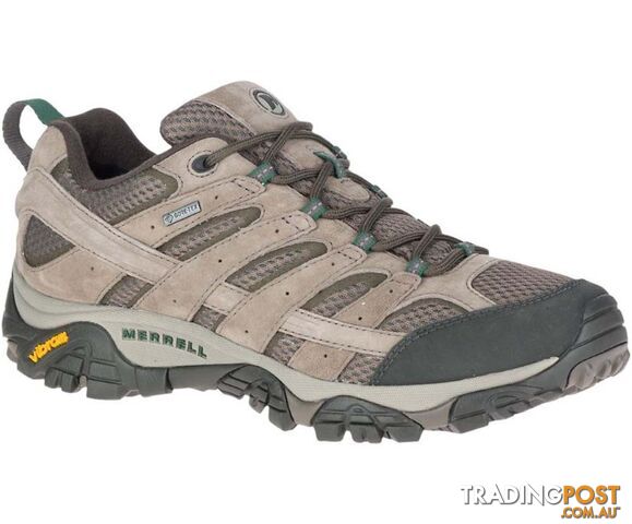Merrell Moab 2 Leather GTX Mens Hiking Shoes - Boulder - 8 - J033329-8