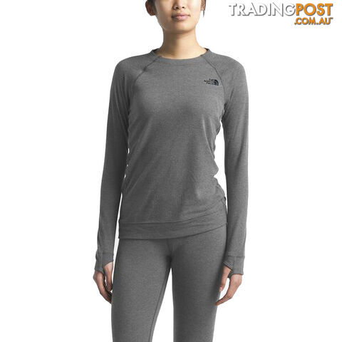 The North Face Warm Wool Blend Womens Crew - TNF Medium Grey Heather - NF0A3SGF