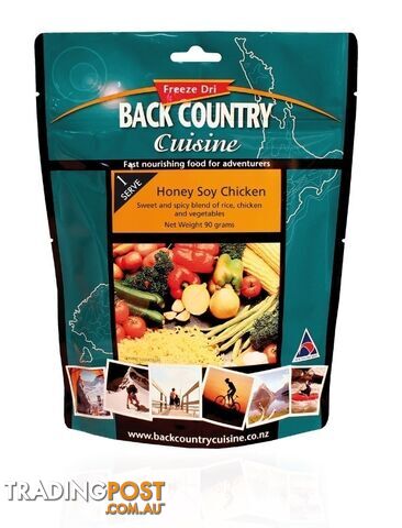 Back Country Freeze Dried Food Honey Soy Chicken - Small - BC412