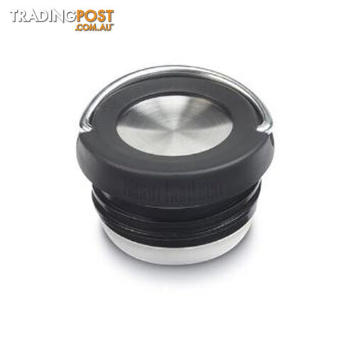 Klean Kanteen Wide Loop Cap - Black/Brushed Stainless Steel - XK1005718