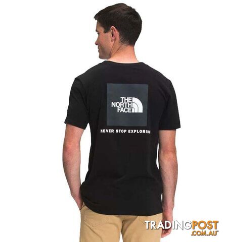 The North Face Box NSE Mens Short Sleeve T-Shirt - TNF Black - M -...
