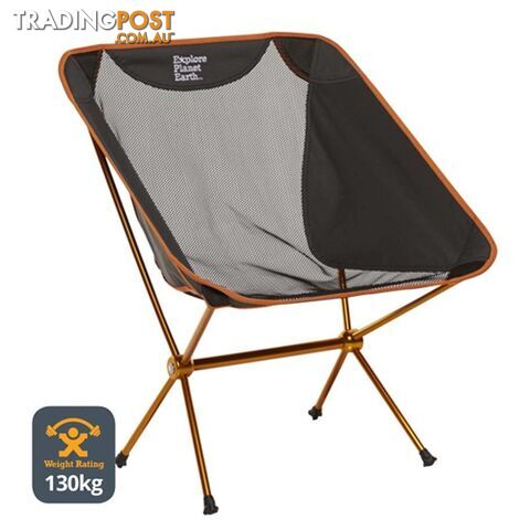 Explore Planet Earth Pegasus Chair - Black/Orange - CF1017