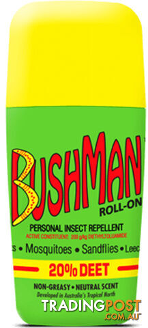 Bushman Roll-On 20% Deet Insect Repellent - 65 gm - BUS-RO-65