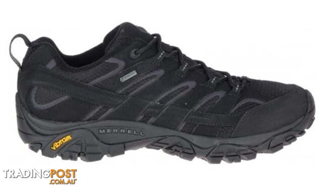 Merrell Moab 2 Goretex Mens Waterproof Hiking Shoes - Blackout - 9US - J599613-000-9