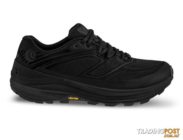 Topo Athletic Ultraventure 2 Mens Trail Running Shoes - Black/Black - 13 -...