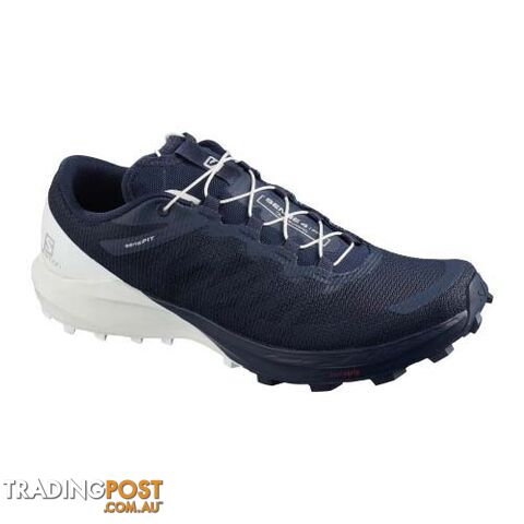 Salomon Sense 4 W /Pro Womens Trail Running Shoes - Navy Blazer/White/Copen Blue...