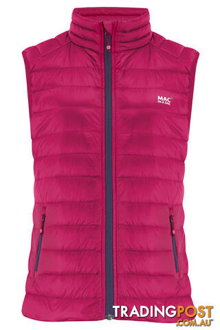 Mac In A Sac Alpine Womens Down Vest - Fuchsia - 8 - MAC-VEST-FUCHIA-8