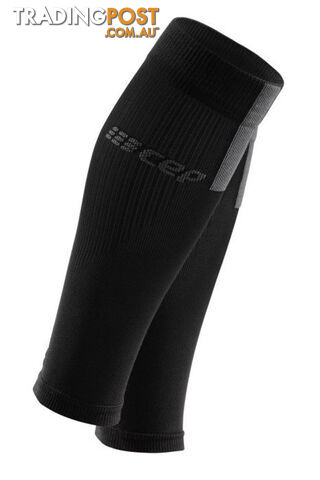 CEP 3.0 Mens Compression Calf Sleeves - Black/Dark Grey - WS50VX