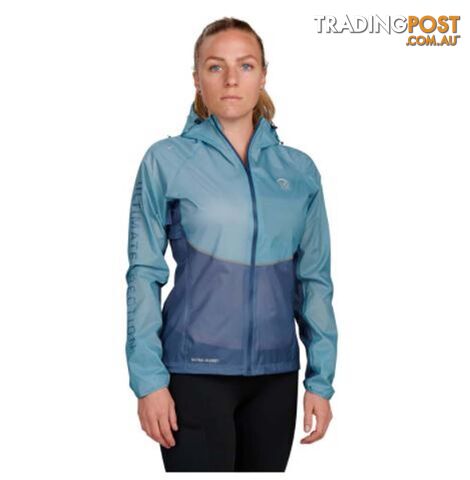 Ultimate Direction Ultra Womens Waterproof Running Jacket - Sea Blue - Small -...