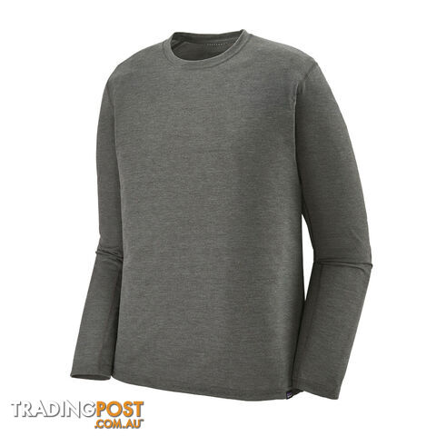 Patagonia Capilene Cool Trail Mens Long Sleeve Performance T-Shirt - Forge Grey...