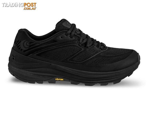 Topo Athletic Ultraventure 2 Mens Trail Running Shoes - Black/Black - 11.5 -...