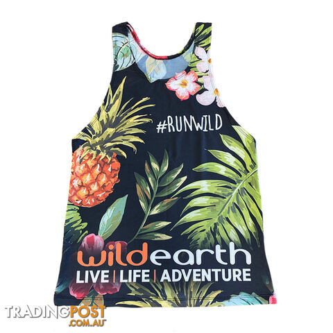 Wild Earth Race Tech Mens Running Singlet - L - WERACESING20-L