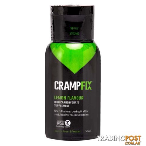 CrampFix Flip-Top Lid Squeeze Cramp Relief Bottle - 50ml - Lemon - CFXLEM50