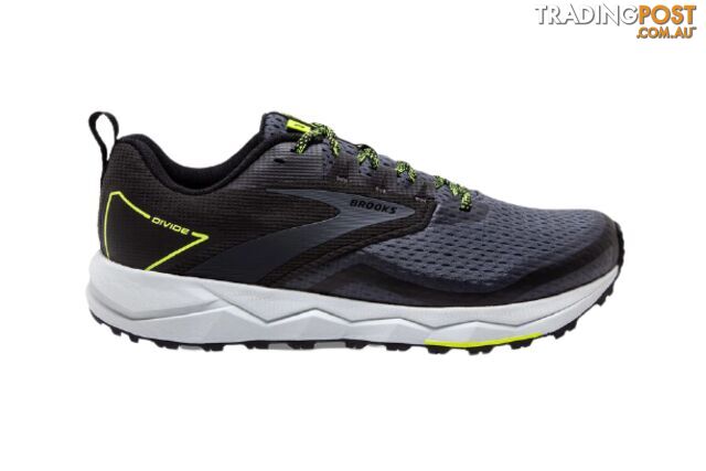 Brooks Divide 2 Mens Trail Running Shoes - Black/Ebony/Nightlife - 10.5US - 1103551D-029-105