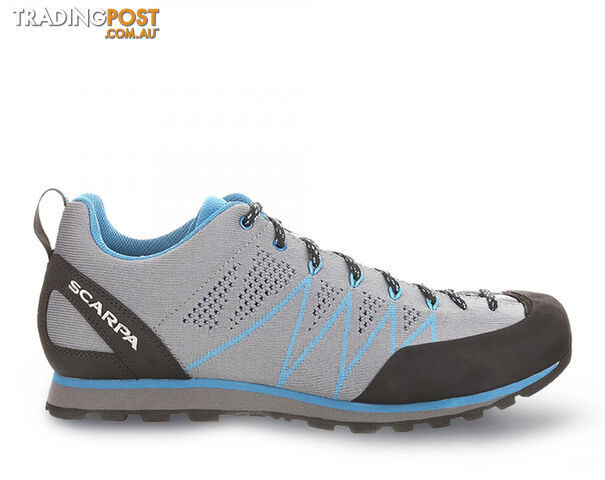 Scarpa Crux Air Mens Approach Shoes - Smoke/Lake Blue - US9.5 / EU43 -...