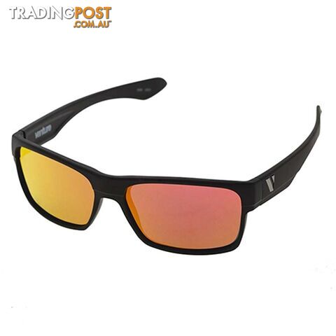 Venture Eyewear Trail Polarised Sunglasses - Black Combo/Red Revo - 3793-Blkred-IP-49