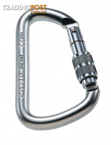 CAMP Steel HMS D Screw Gate Carabiner - CAMP1877