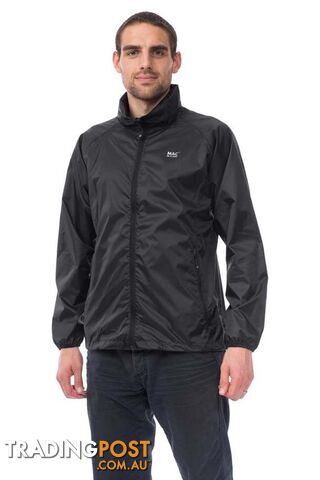 Mac In A Sac Origin Unisex Waterproof Packable Rain Jacket - Jet Black [Jacket Size: M] - MAC-JKT-JETBLACK-M