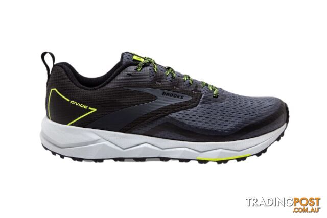 Brooks Divide 2 Mens Trail Running Shoes - Black/Ebony/Nightlife - 13US - 1103551D-029-13