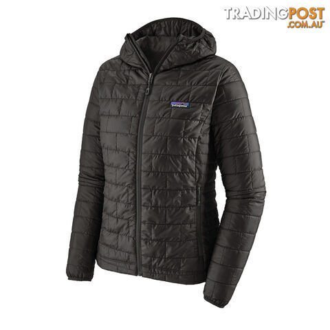 Patagonia Nano Puff Womens Insulated Hoody - Black - M - 84227-BLK-M