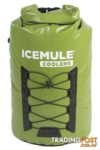 IceMule Pro 33L XLarge Waterproof Backpack Cooler Bag - Olive Green - 1015-OL