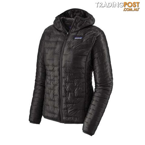 Patagonia Micro Puff Womens Insulated Hoody - Black - S - 84040-BLK-S