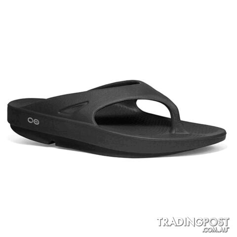 OOFOS Ooriginal Thongs - Black - M8/W10 - 1000BLKM8W10