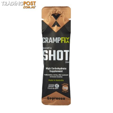 CrampFix Quickfix Cramp Relief Shot - 20ml - Espresso - CFXSESPR