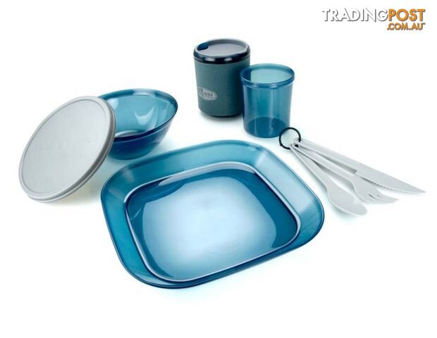 GSI Infinity 1 Person Dinner Plate Tableset - Blue - F550-75381