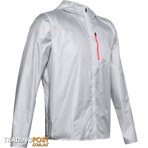 Under Armour OD Impasse Wind Mens Running Jacket - Grey - SM - 1350943-014-SM