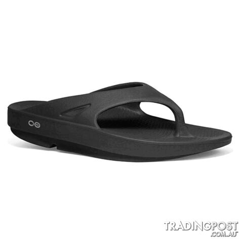 OOFOS Ooriginal Thongs - Black - M6/W8 - 1000BLKM6W8