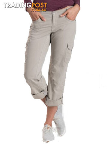 Kuhl Splash Womens Roll Up Pant 32L - Light Khak - US6/AU9 -...