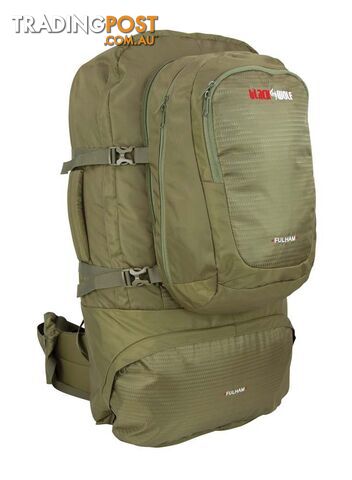 Black Wolf Fulham 80 Travel Backpack - Moss - W0106-Moss