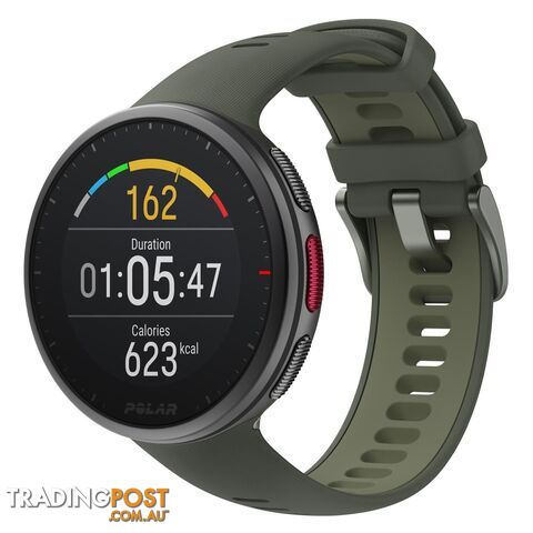 Polar Vantage V2 Multisport GPS Watch - Green - M/L - 90083653