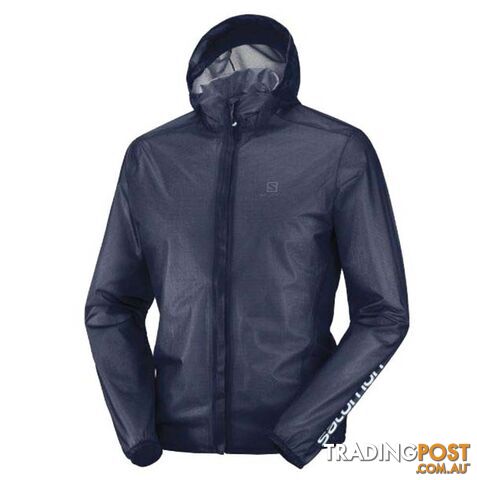 Salomon Bonatti Race Mens Waterproof Running Jacket - NIGHT SKY - S -...