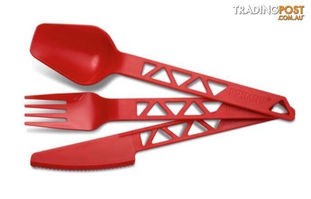 Primus Lightweight Trail Cutlery - Red - WP740590