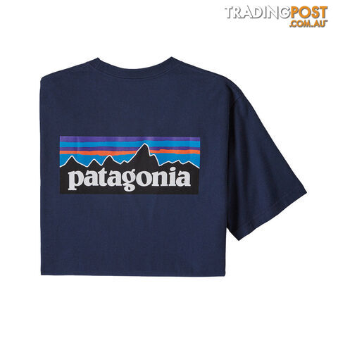 Patagonia P-6 Logo Responsibili-Tee Mens T-Shirt - Classic Navy - XL -...