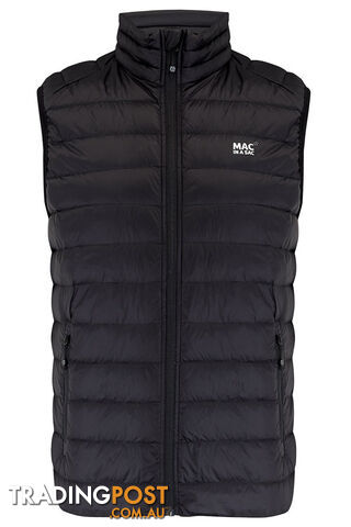 Mac In A Sac Alpine Mens Down Vest - Black - XL - MAC-VEST-BLACK-XL